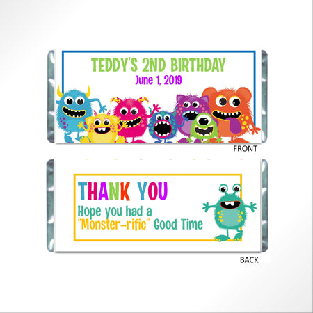 Birthday Candy Wrappers