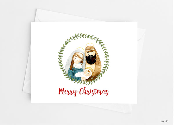 Holy Family Christmas Note Cards - Cathy's Creations - www.candywrappershop.com