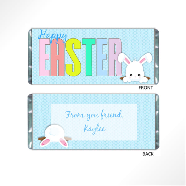 Happy Easter Candy Bar Wrapper - Cathy's Creations - www.candywrappershop.com
