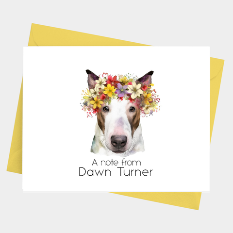 Bull Terrier Note Cards