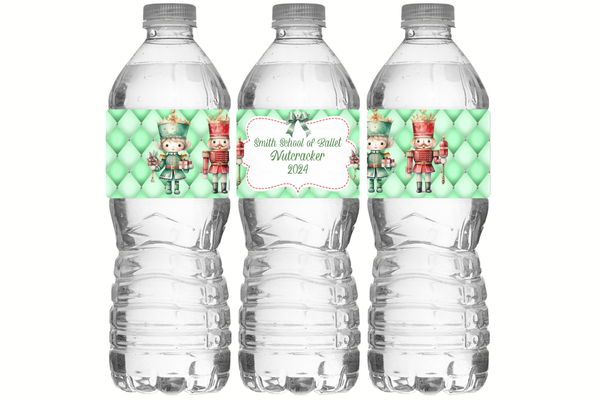 Nutcracker Water Bottle Labels