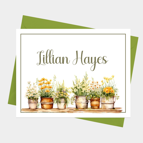 Houseplant Note Cards