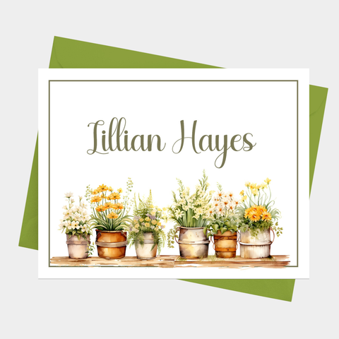Houseplant Note Cards