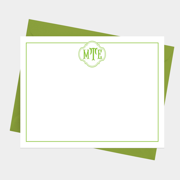 Monogram Note Cards