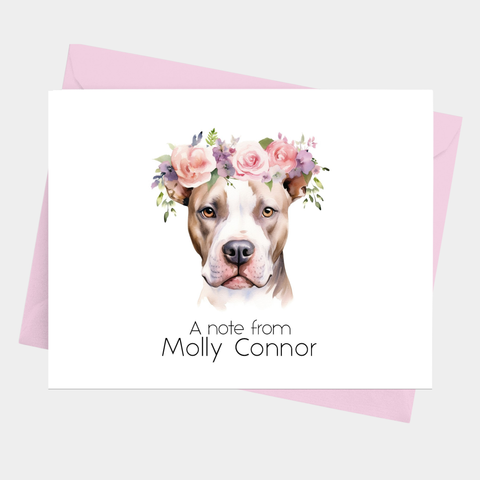 Pitbull Note Cards