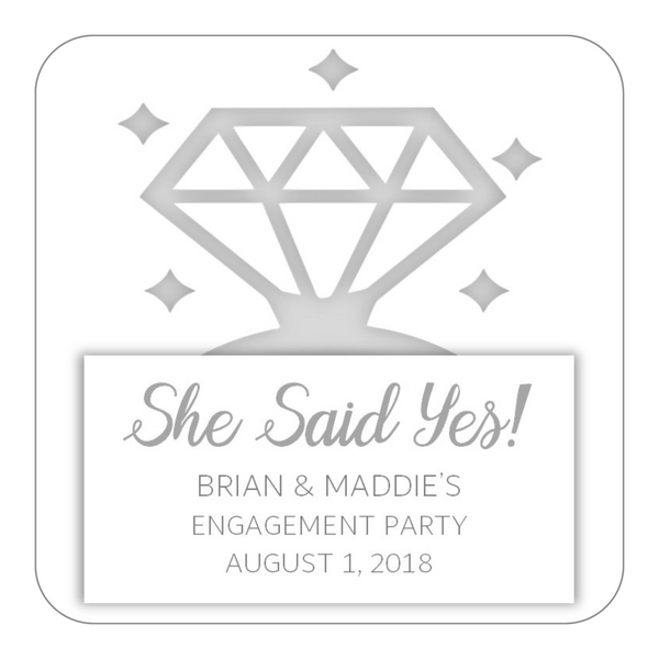 Engagement Ring Stickers OR Tags