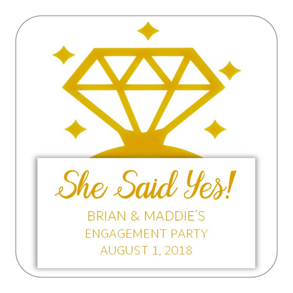 Engagement Ring Stickers OR Tags