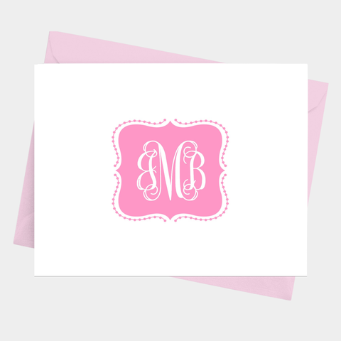 Monogram Note Cards