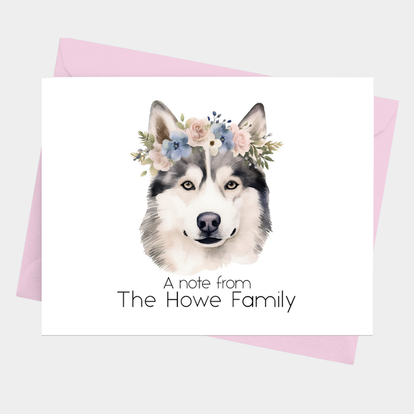 Husky Note Cards