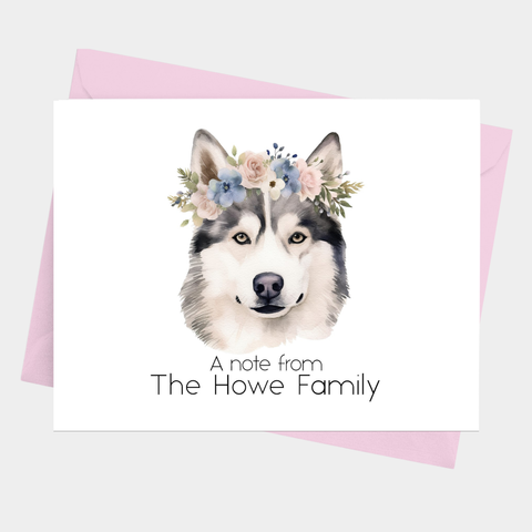 Husky Note Cards