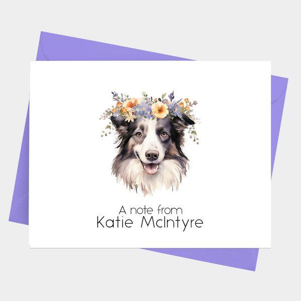 Border Collie Note Cards