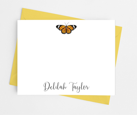 Monarch Butterfly Flat Note Cards