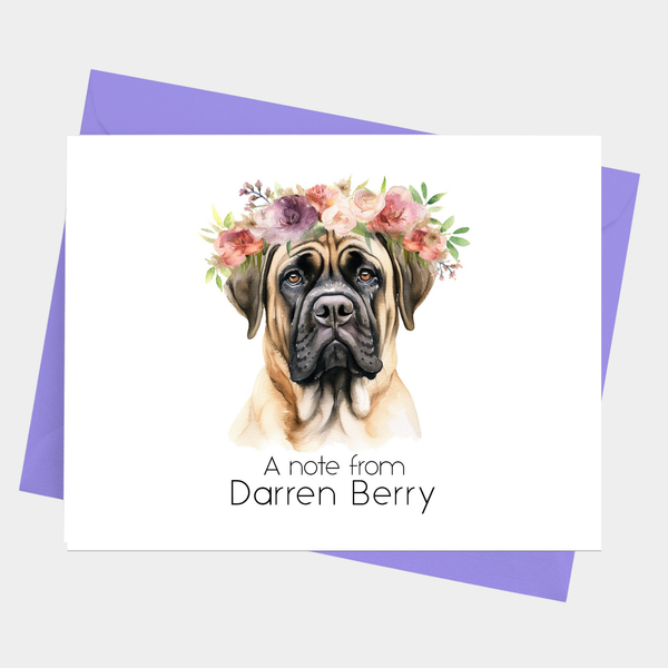 English Mastiff Note Cards