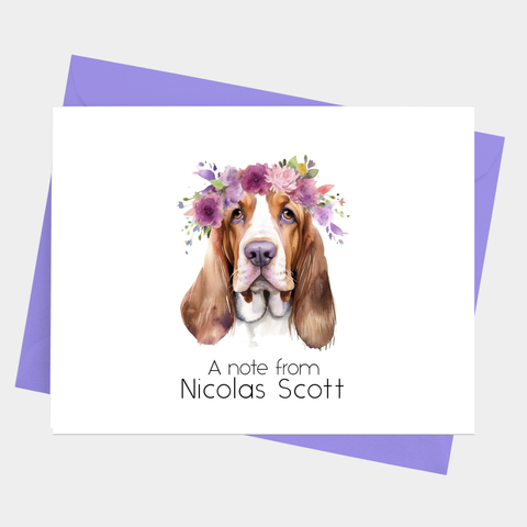 Basset Hound Note Cards