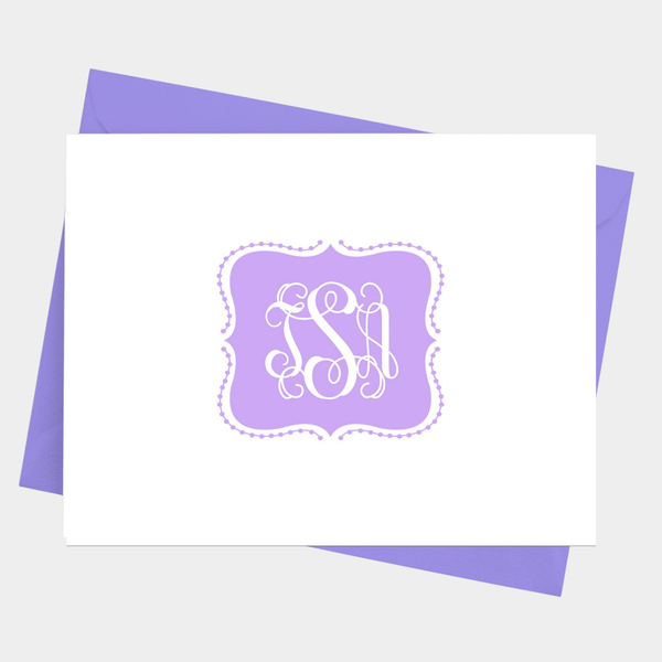 Monogram Note Cards