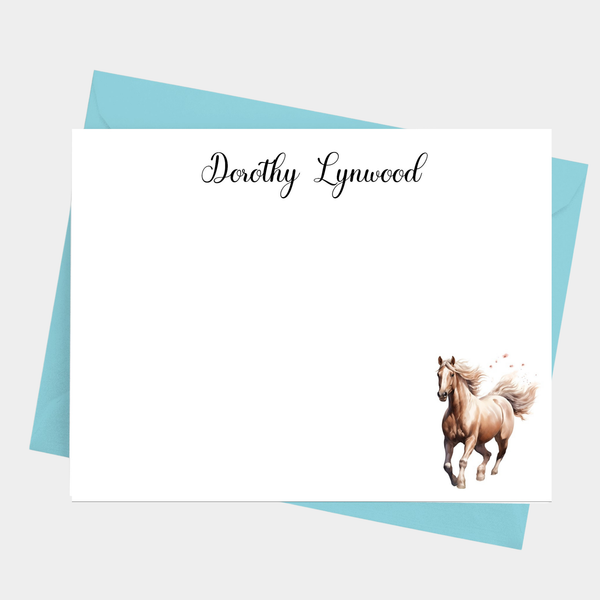 Horse Flat Note Cards