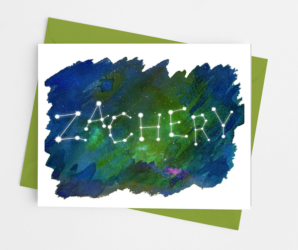 Name Constellation Note Cards