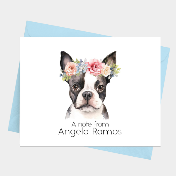 Boston Terrier Note Cards