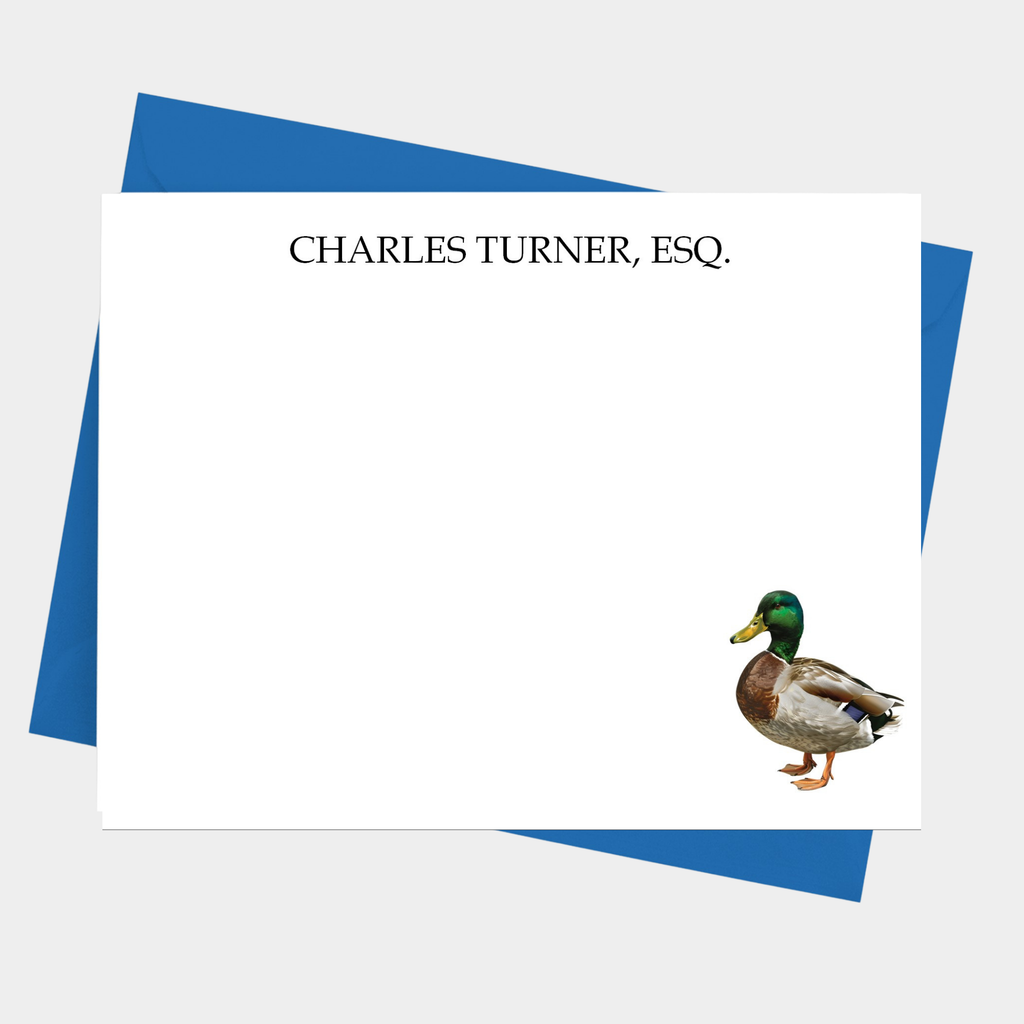 Mallard Duck Flat Note Cards