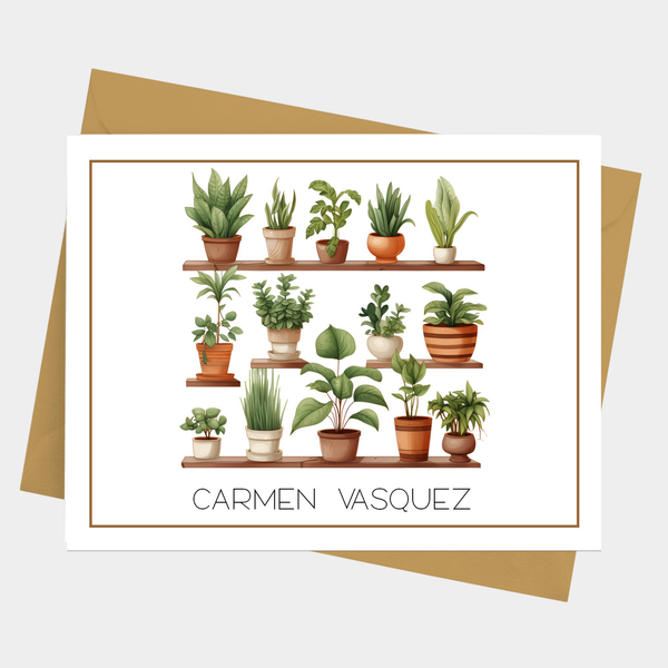 Houseplant Note Cards