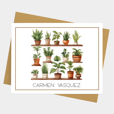 Houseplant Note Cards
