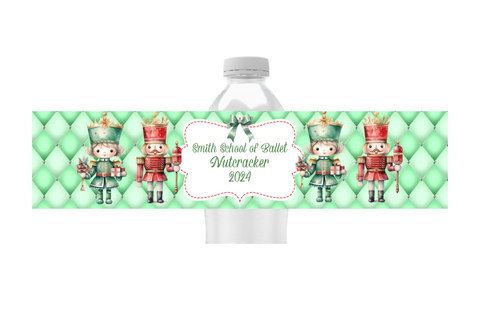 Nutcracker Water Bottle Labels