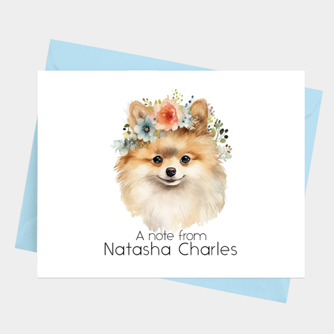 Pomeranian Note Cards