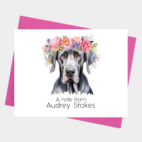 Great Dane Note Cards