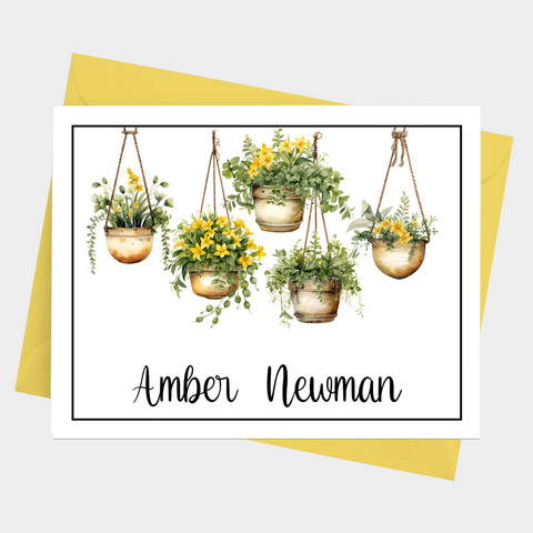 Houseplant Note Cards