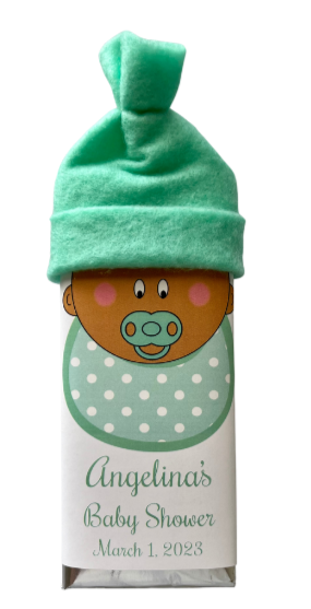 Baby Shower Favor Candy Bar Wrapper with Hat