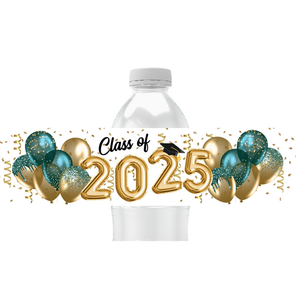 Graduation Water Bottle Labels