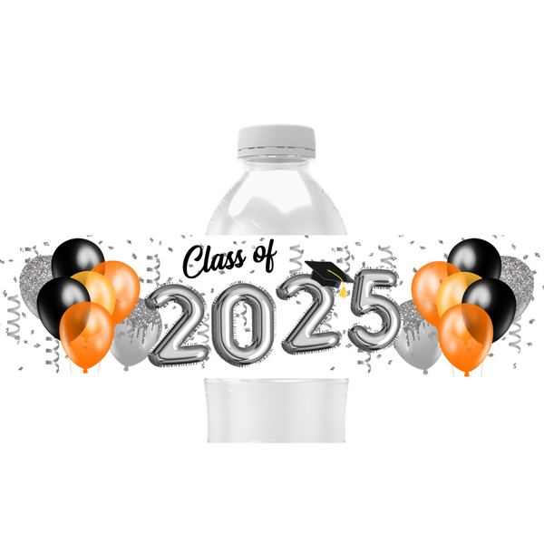 Graduation Water Bottle Labels