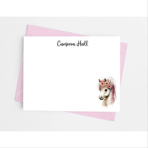 Horse Flat Note Cards