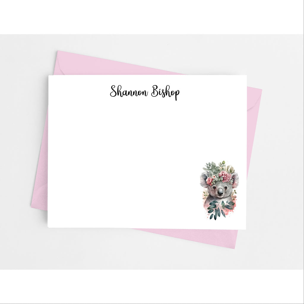 Koala Flat Note Cards