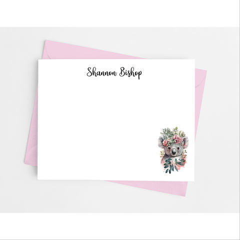 Koala Flat Note Cards