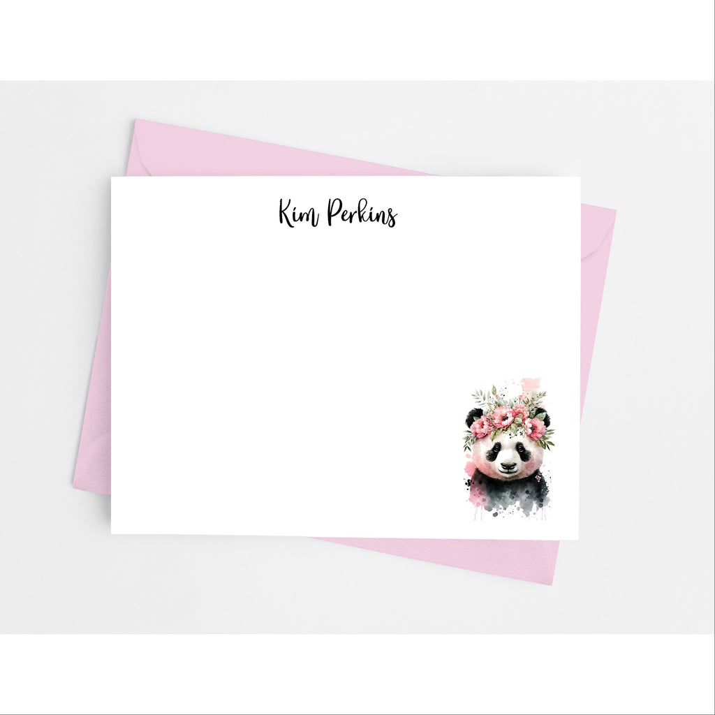 Panda Flat Note Cards