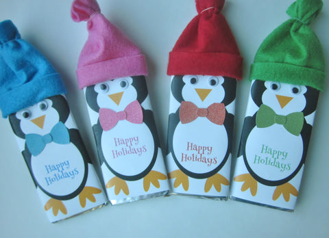Penguin Candy Bar - Cathy's Creations - www.candywrappershop.com
