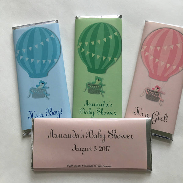 Hot Air Balloon Candy Bar Wrapper - Cathy's Creations - www.candywrappershop.com