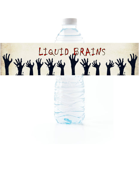 Halloween Water Bottle Labels - Cathy's Creations - www.candywrappershop.com