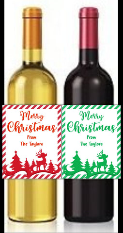 Bottle Labels - Bottle - Cathy's Creations - www.candywrappershop.com