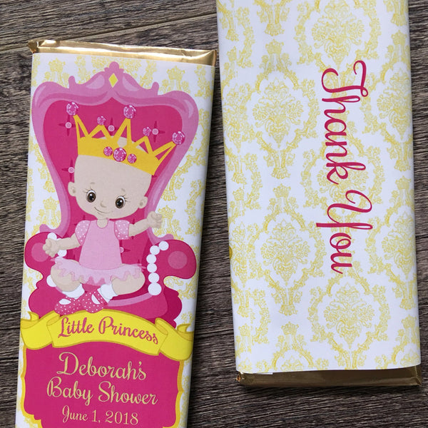 Little Princess Candy Bar Wrapper - Cathy's Creations - www.candywrappershop.com
