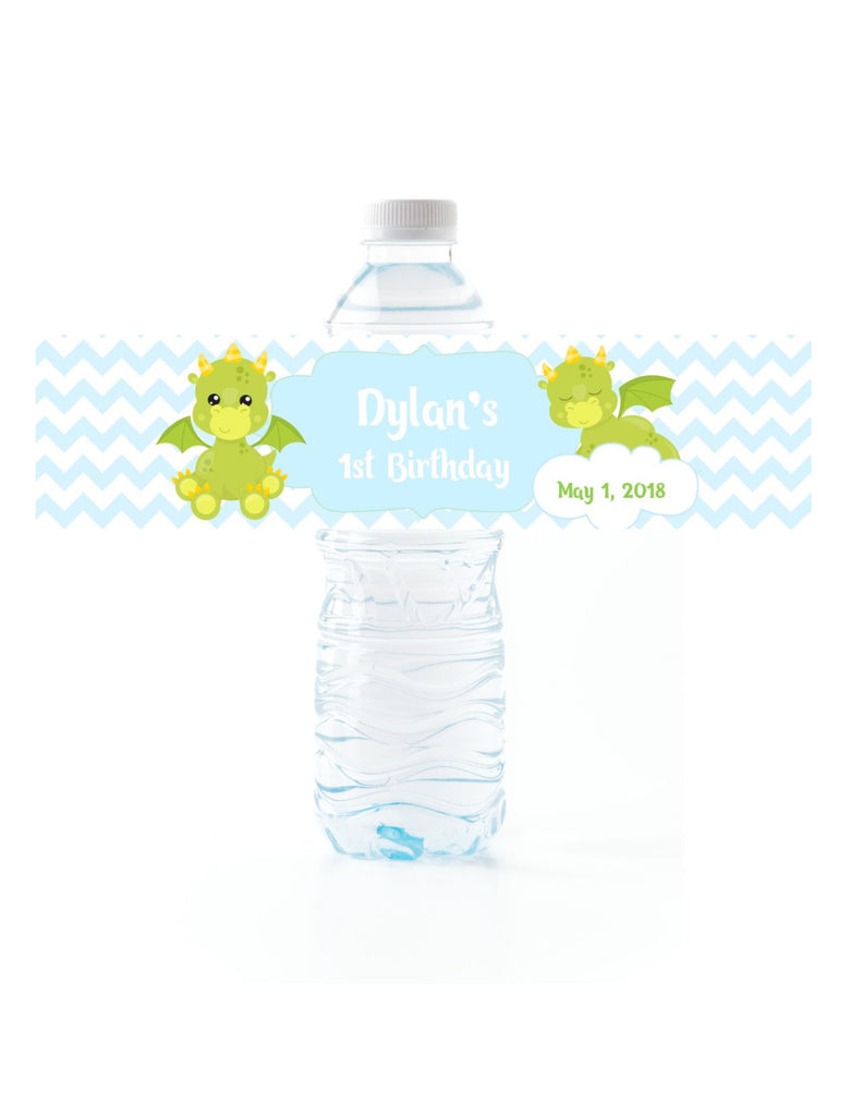 Dragon Water Bottle Labels - Cathy's Creations - www.candywrappershop.com