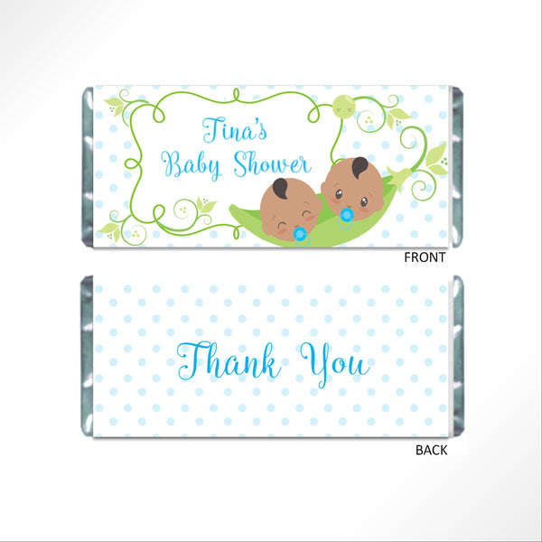 Peas in a Pod Candy Bar Wrapper - Cathy's Creations - www.candywrappershop.com