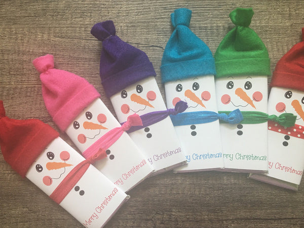 Snowman Candy Bar - Cathy's Creations - www.candywrappershop.com