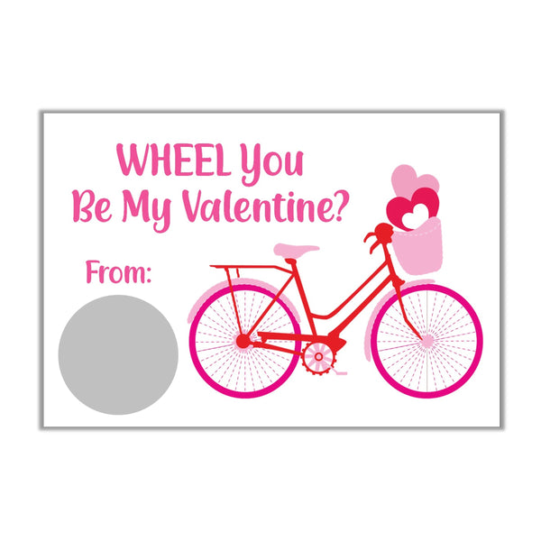 Transportation Theme Valentine's Day Scratch off Cards - Cathy's Creations - www.candywrappershop.com