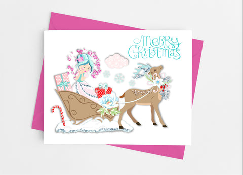 Christmas Fairy Note Cards - Cathy's Creations - www.candywrappershop.com