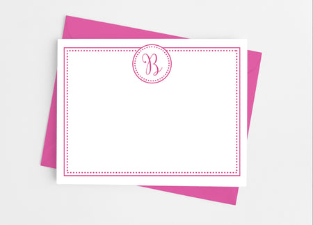 Monogram Note Cards &amp; Stationery