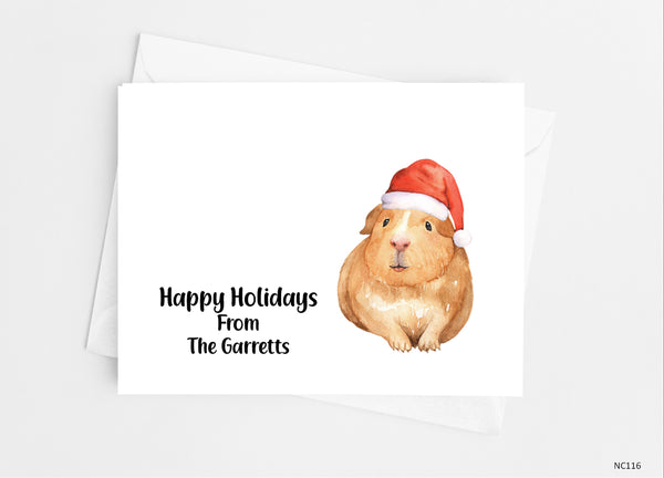 Christmas Guinea Pig Note Cards - Cathy's Creations - www.candywrappershop.com