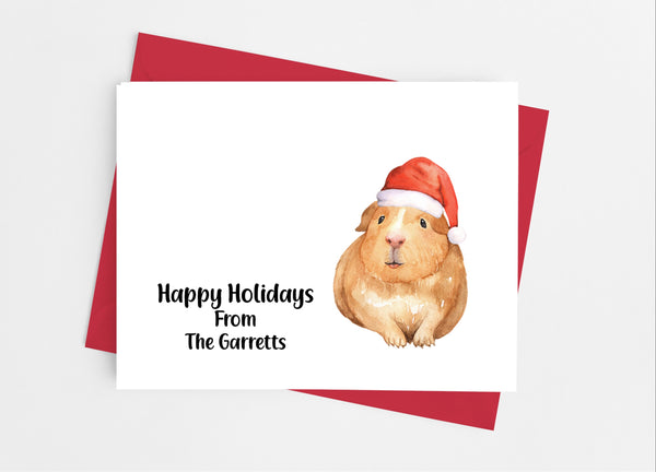 Christmas Guinea Pig Note Cards - Cathy's Creations - www.candywrappershop.com