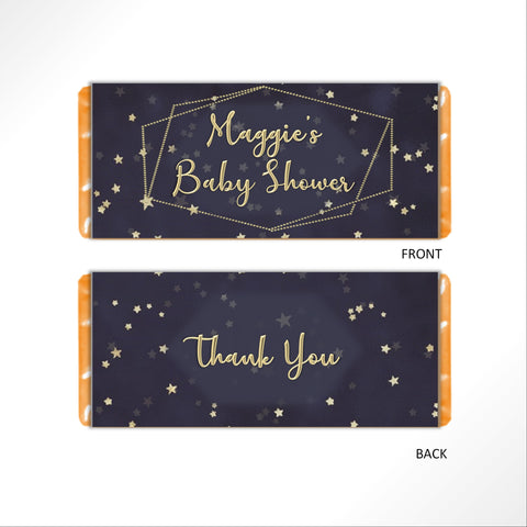 Celestial Stars Candy Bar Wrapper - Cathy's Creations - www.candywrappershop.com